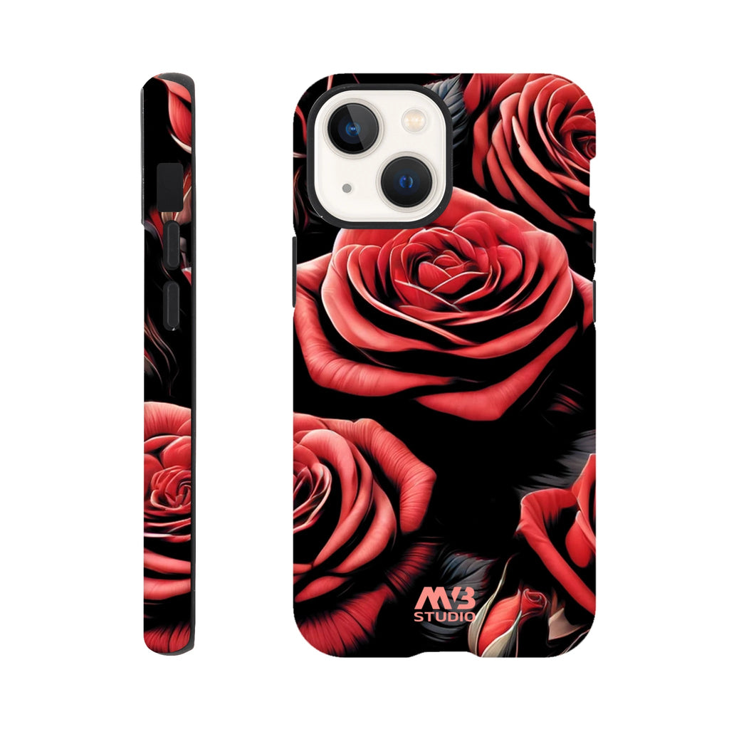 Crimson Rose Tough Phone Case - iPhone - MVB STUDIO STORE