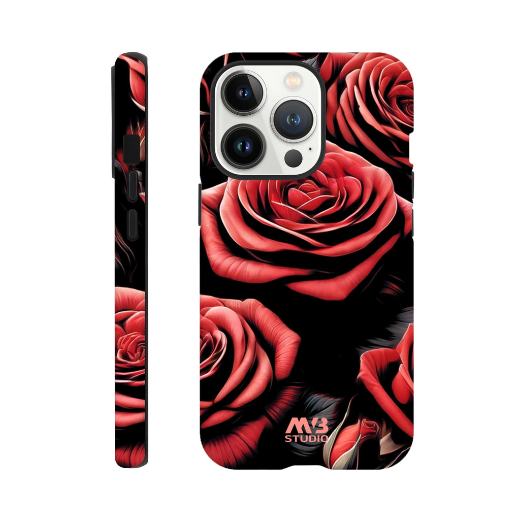 Crimson Rose Tough Phone Case - iPhone - MVB STUDIO STORE