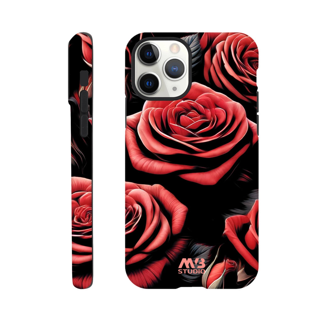 Crimson Rose Tough Phone Case - iPhone - MVB STUDIO STORE