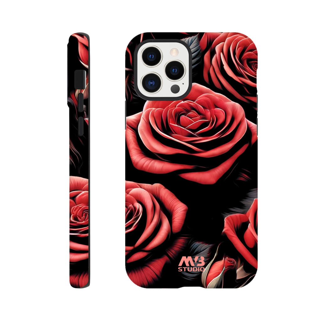 Crimson Rose Tough Phone Case - iPhone - MVB STUDIO STORE