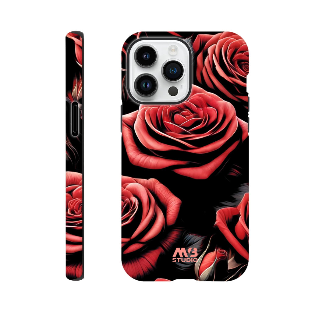 Crimson Rose Tough Phone Case - iPhone - MVB STUDIO STORE