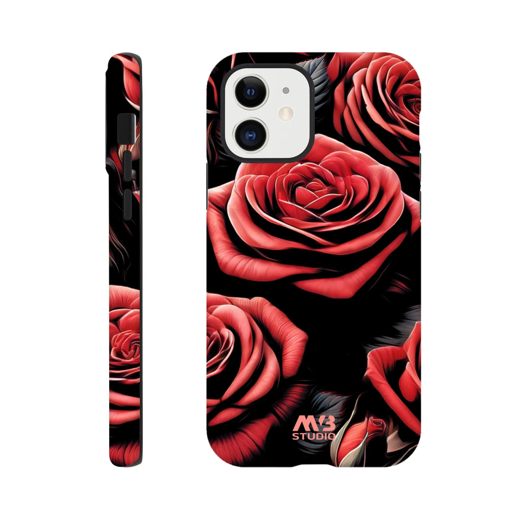 Crimson Rose Tough Phone Case - iPhone - MVB STUDIO STORE