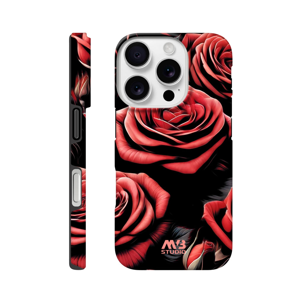 Crimson Rose Tough Phone Case - iPhone - MVB STUDIO STORE