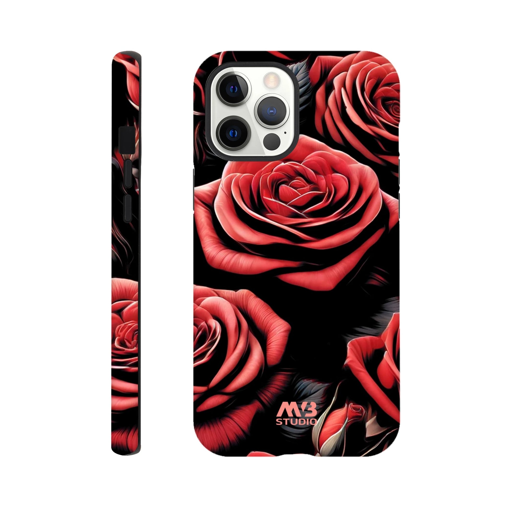 Crimson Rose Tough Phone Case - iPhone - MVB STUDIO STORE