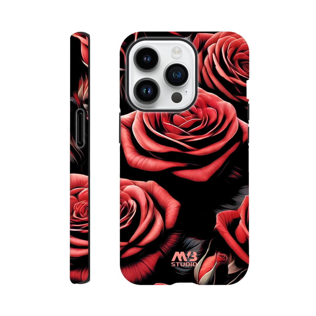 Crimson Rose Tough Phone Case - iPhone - MVB STUDIO STORE