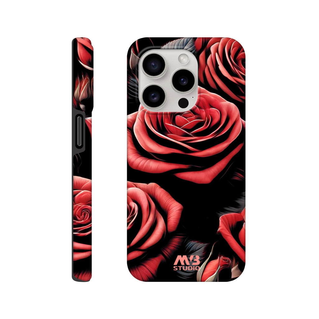 Crimson Rose Tough Phone Case - iPhone - MVB STUDIO STORE