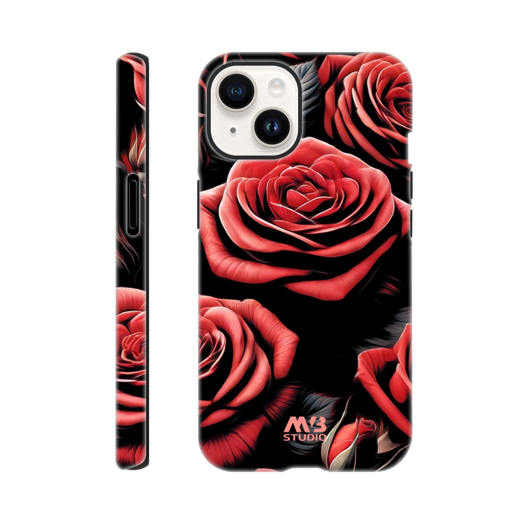 Crimson Rose Tough Phone Case - iPhone - MVB STUDIO STORE