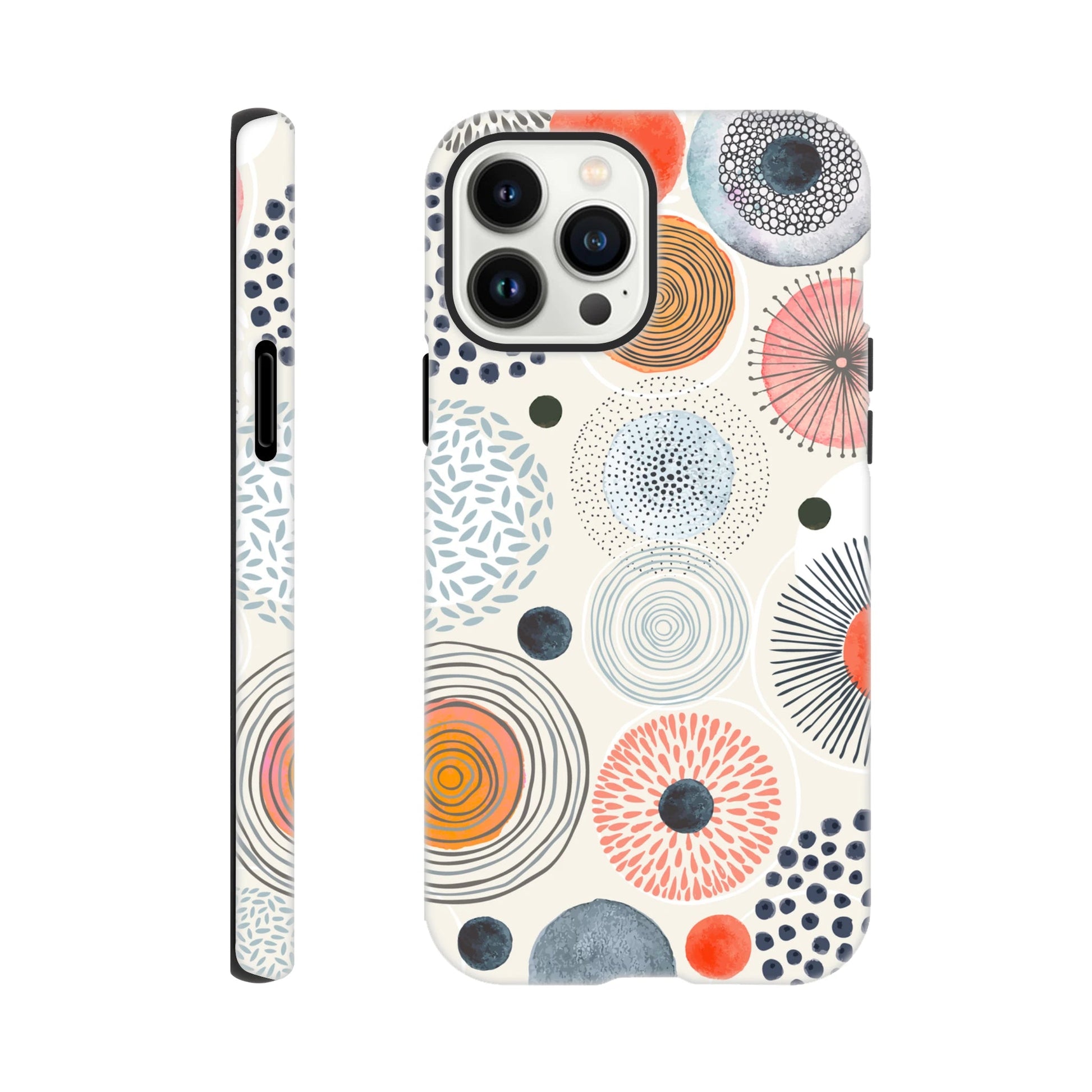 Doodle Circles Edition Tough Phone Case - iPhone - MVB STUDIO STORE