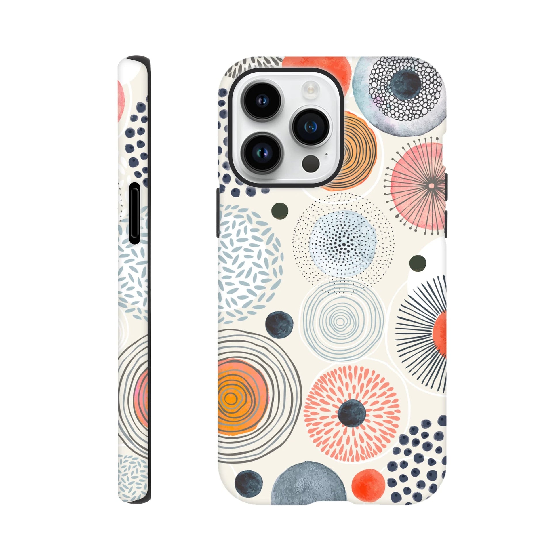 Doodle Circles Edition Tough Phone Case - iPhone - MVB STUDIO STORE