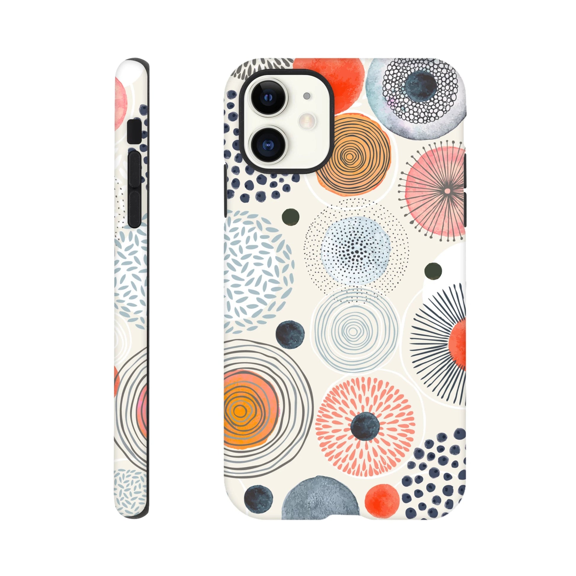 Doodle Circles Edition Tough Phone Case - iPhone - MVB STUDIO STORE