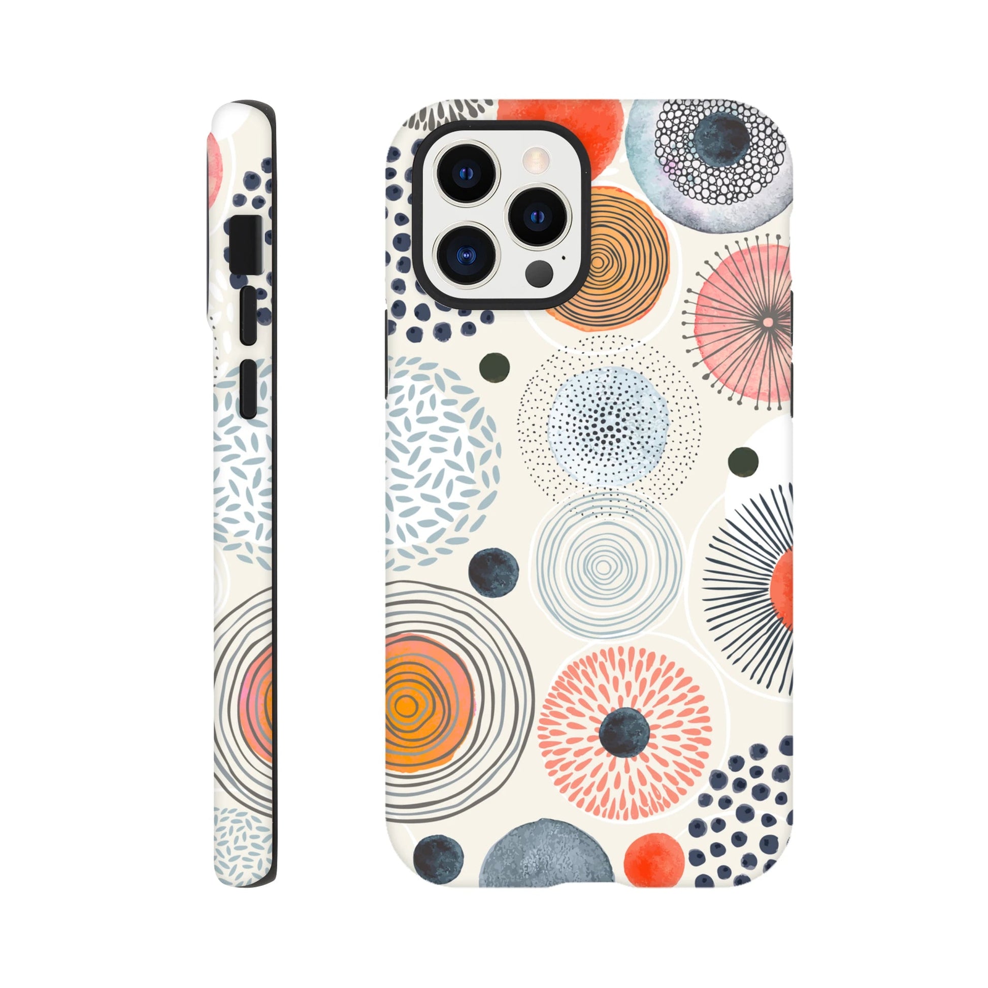 Doodle Circles Edition Tough Phone Case - iPhone - MVB STUDIO STORE
