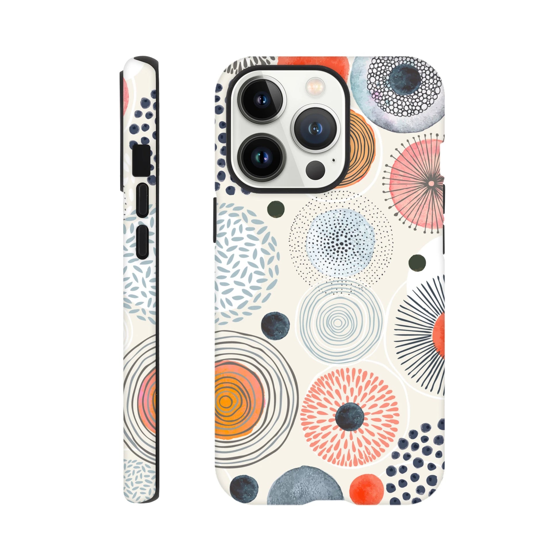 Doodle Circles Edition Tough Phone Case - iPhone - MVB STUDIO STORE