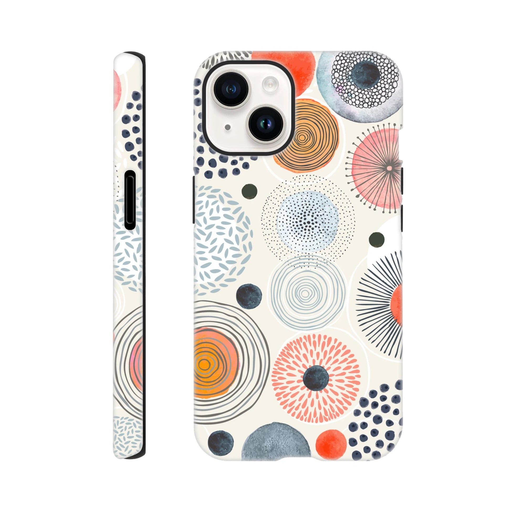 Doodle Circles Edition Tough Phone Case - iPhone - MVB STUDIO STORE
