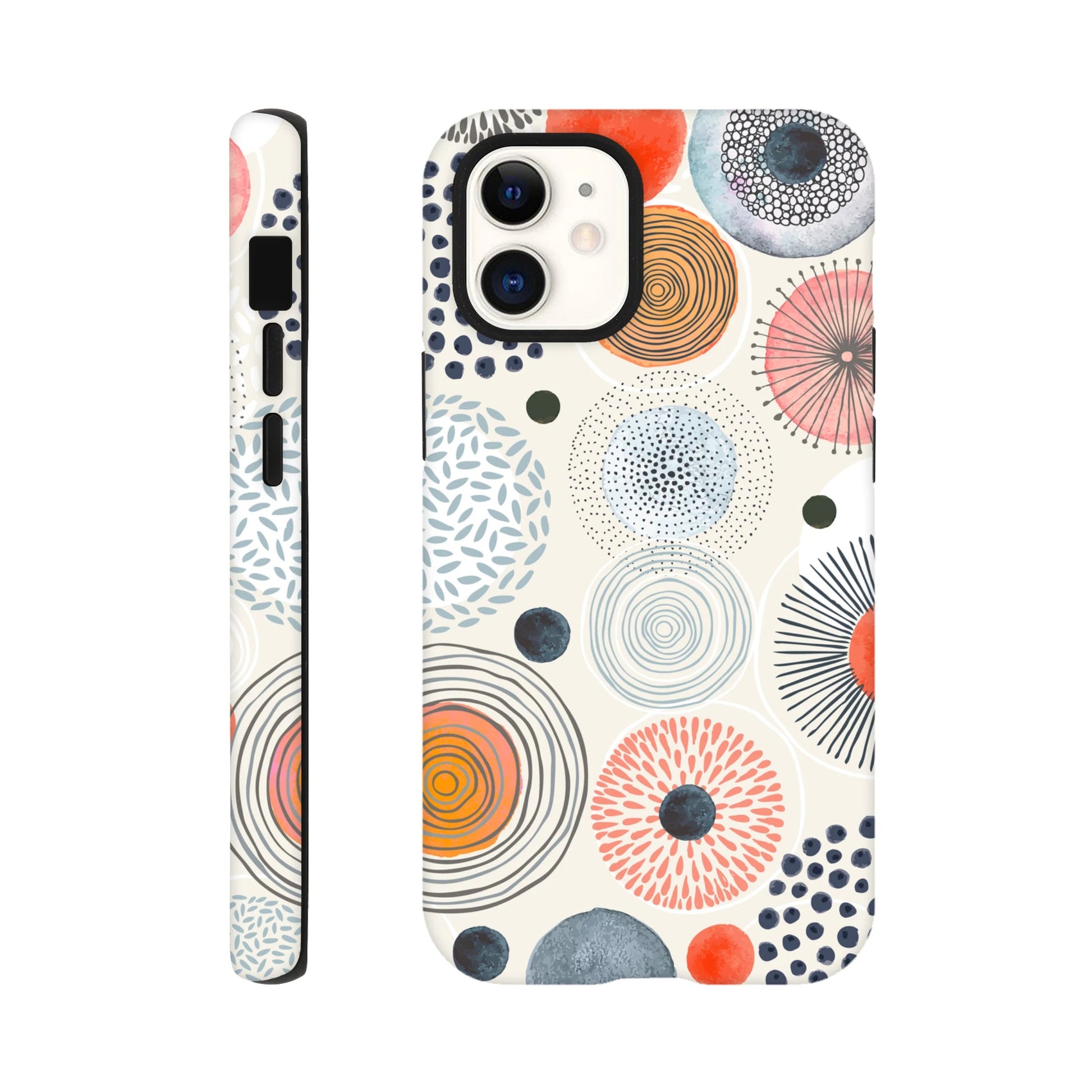 Doodle Circles Edition Tough Phone Case - iPhone - MVB STUDIO STORE