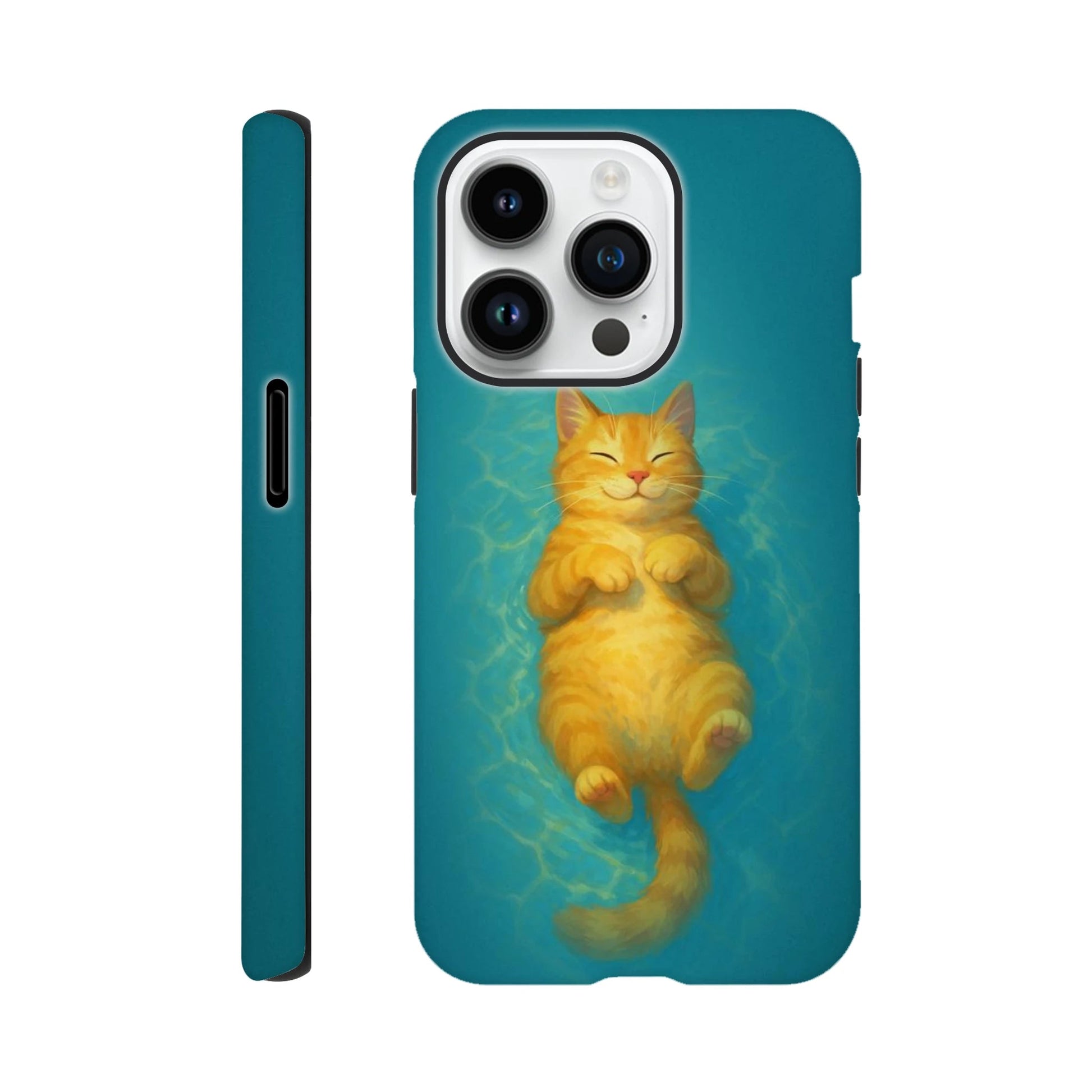 Floaty Cat Tough Phone Case - iPhone - MVB STUDIO STORE