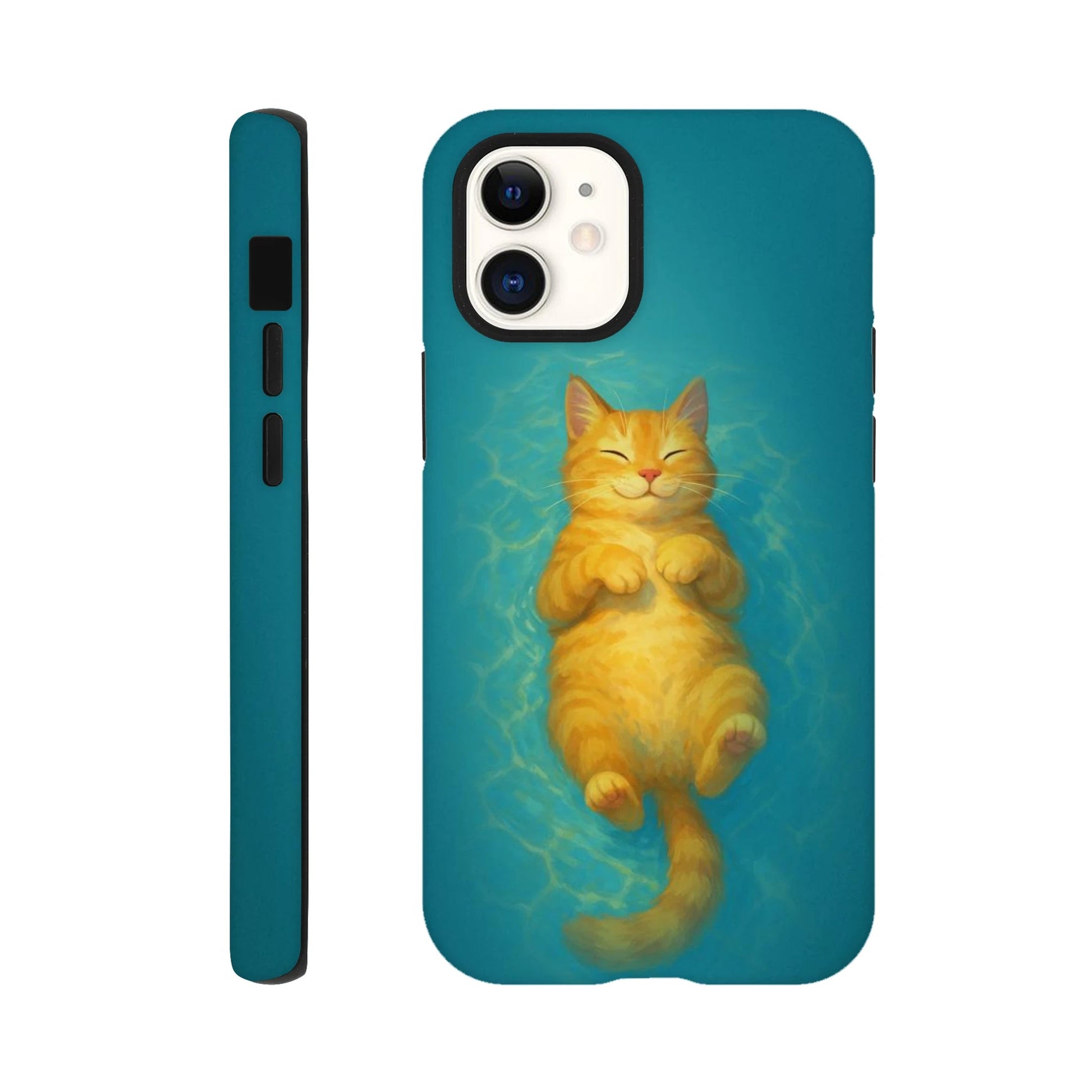 Floaty Cat Tough Phone Case - iPhone - MVB STUDIO STORE
