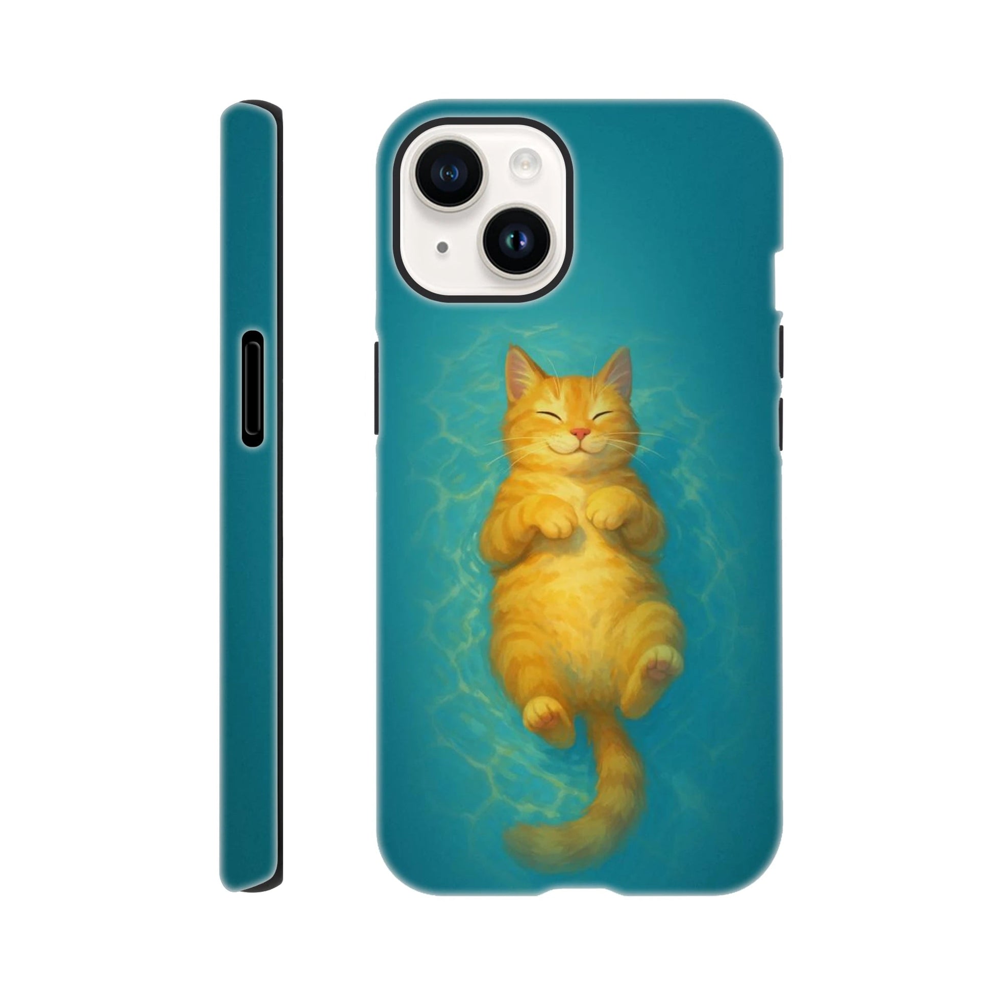 Floaty Cat Tough Phone Case - iPhone - MVB STUDIO STORE
