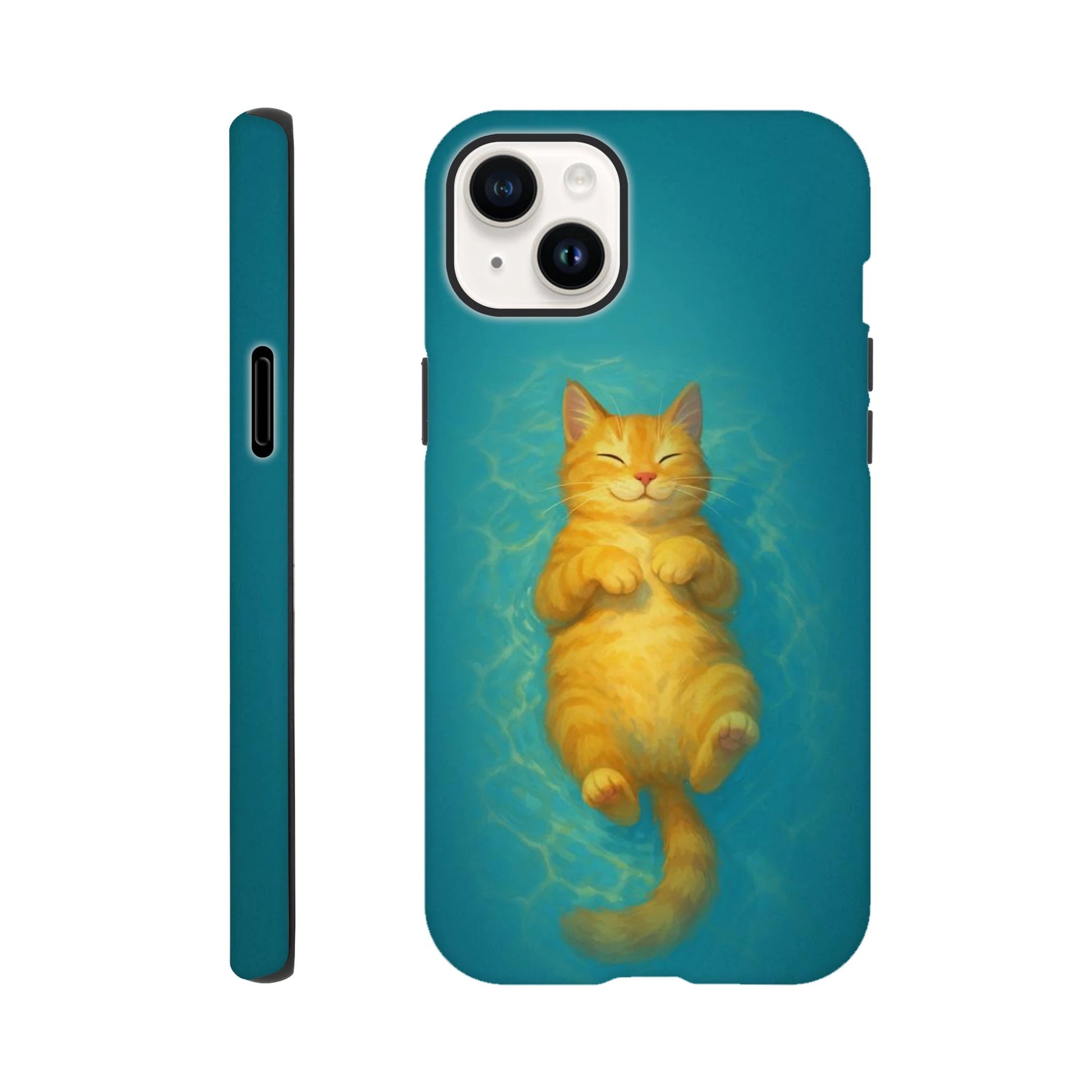 Floaty Cat Tough Phone Case - iPhone - MVB STUDIO STORE