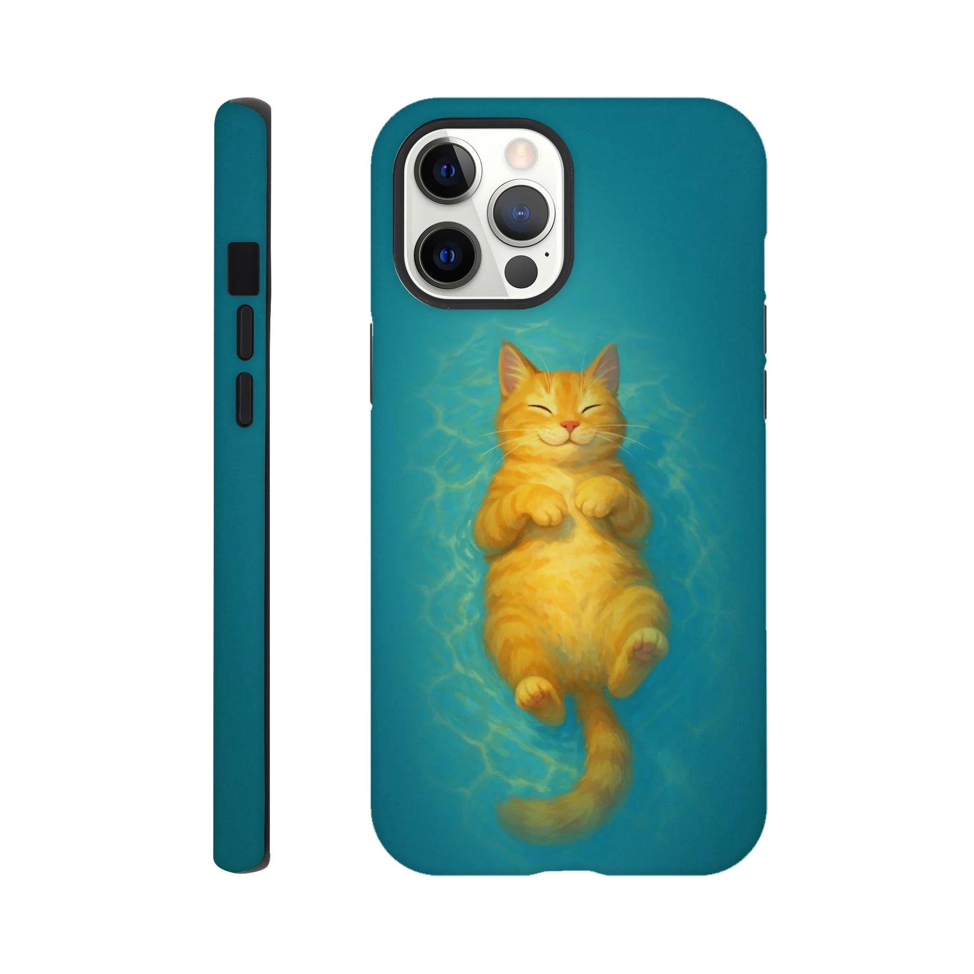 Floaty Cat Tough Phone Case - iPhone - MVB STUDIO STORE