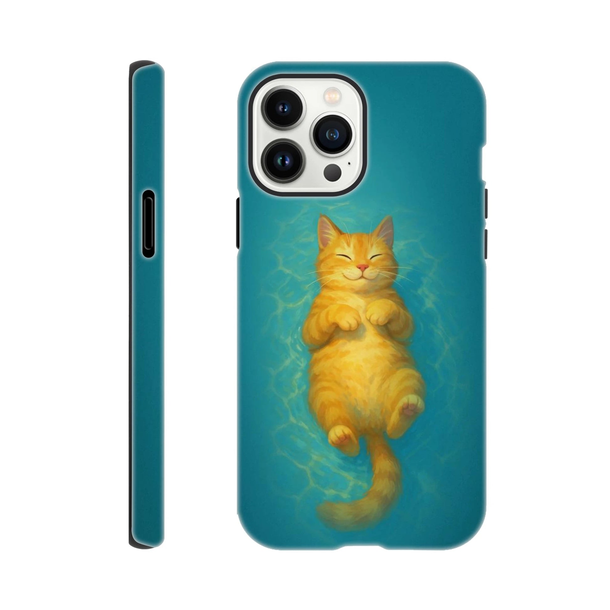 Floaty Cat Tough Phone Case - iPhone - MVB STUDIO STORE