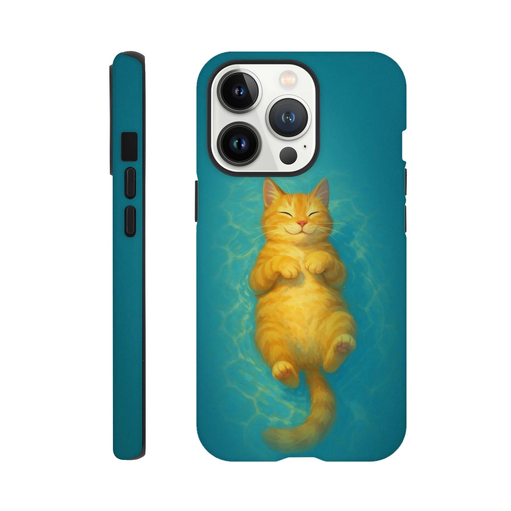 Floaty Cat Tough Phone Case - iPhone - MVB STUDIO STORE