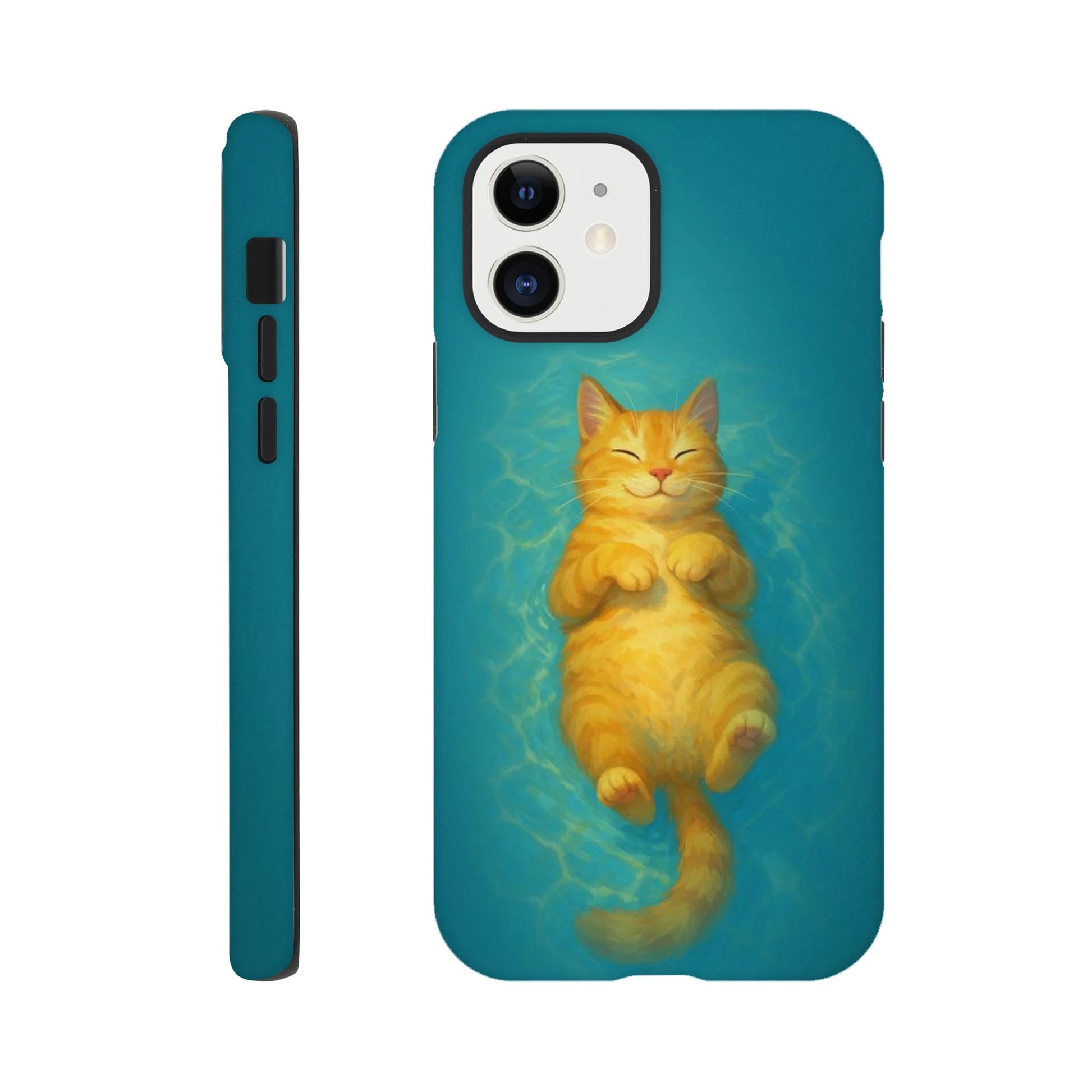 Floaty Cat Tough Phone Case - iPhone - MVB STUDIO STORE