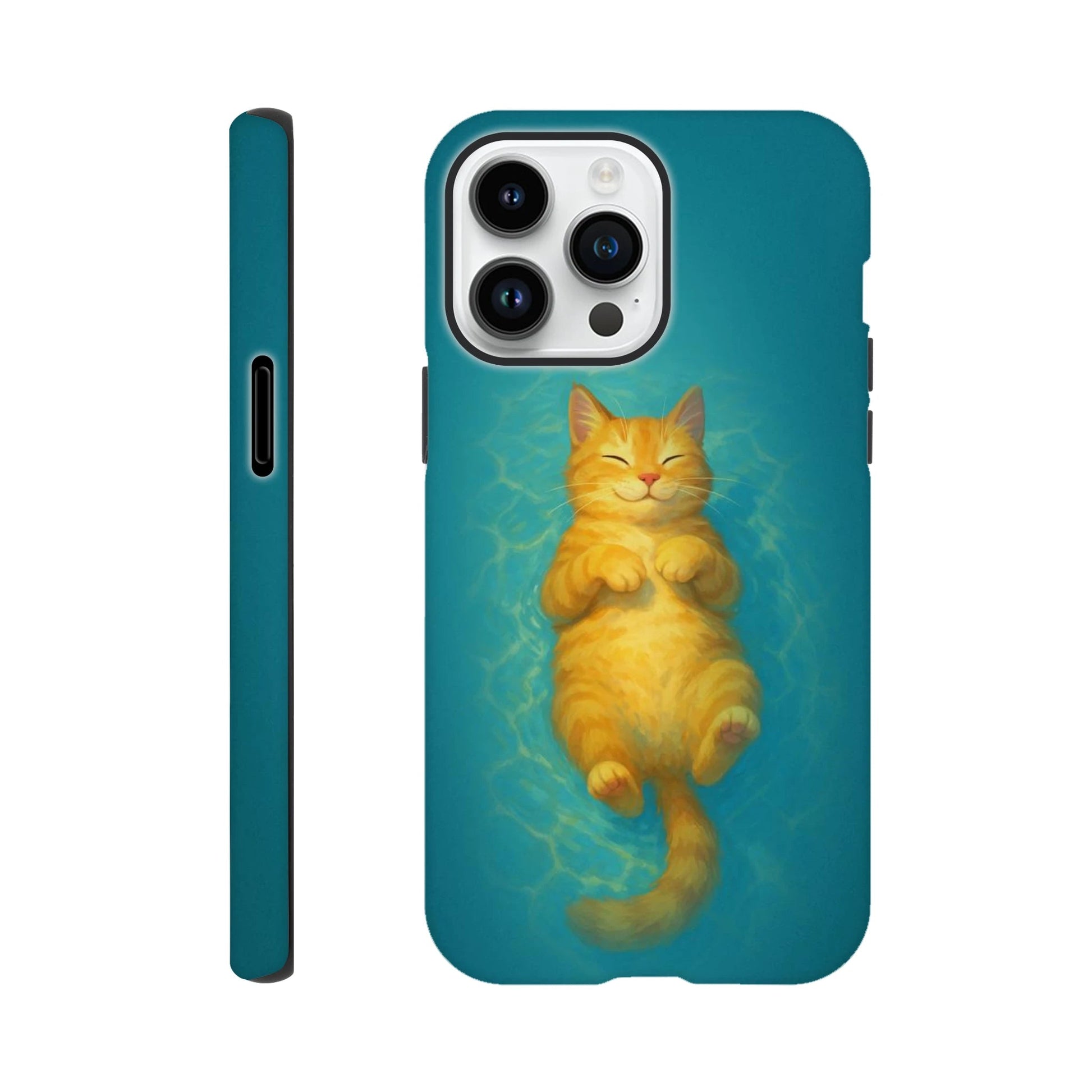 Floaty Cat Tough Phone Case - iPhone - MVB STUDIO STORE