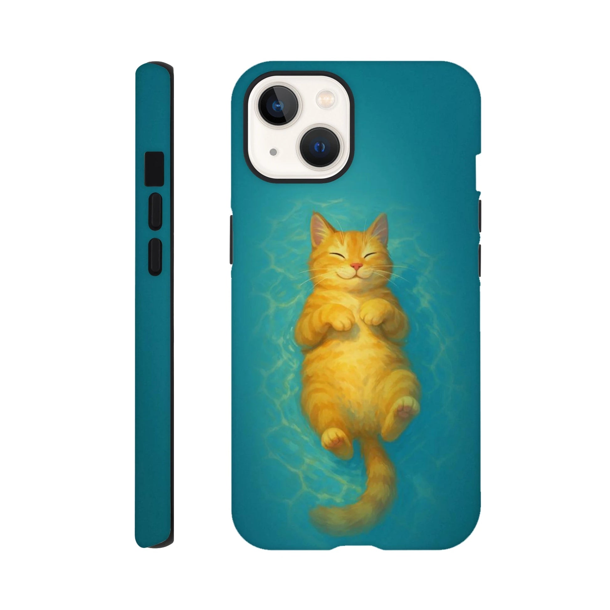 Floaty Cat Tough Phone Case - iPhone - MVB STUDIO STORE