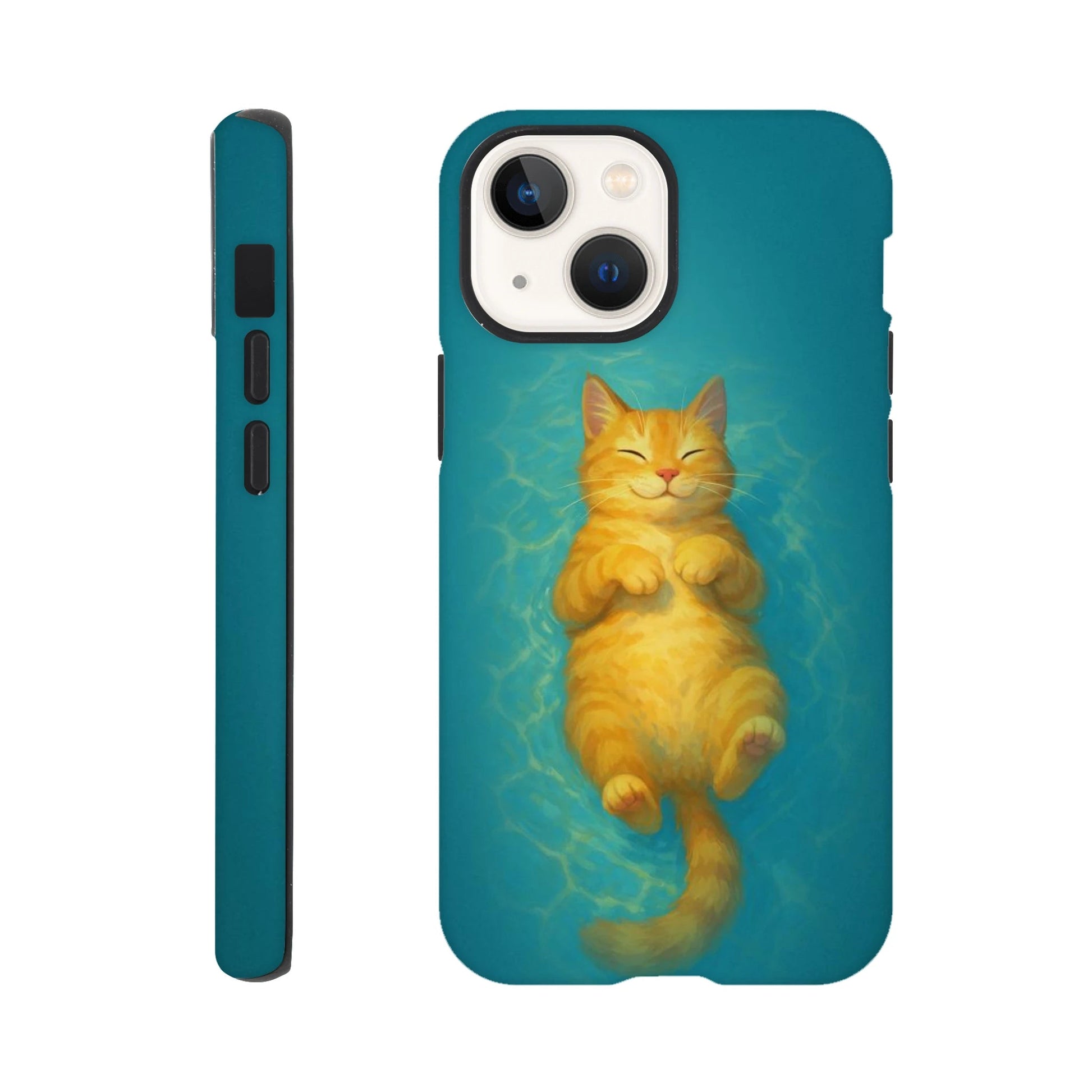 Floaty Cat Tough Phone Case - iPhone - MVB STUDIO STORE