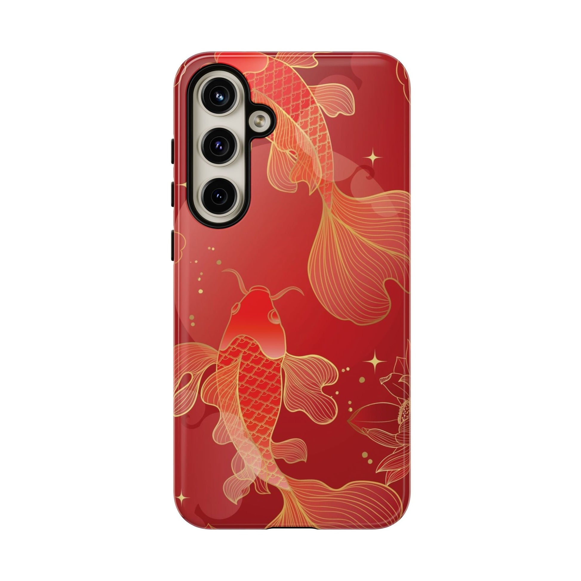 Golden Koi Tough Phone Case - Samsung - MVB STUDIO STORE