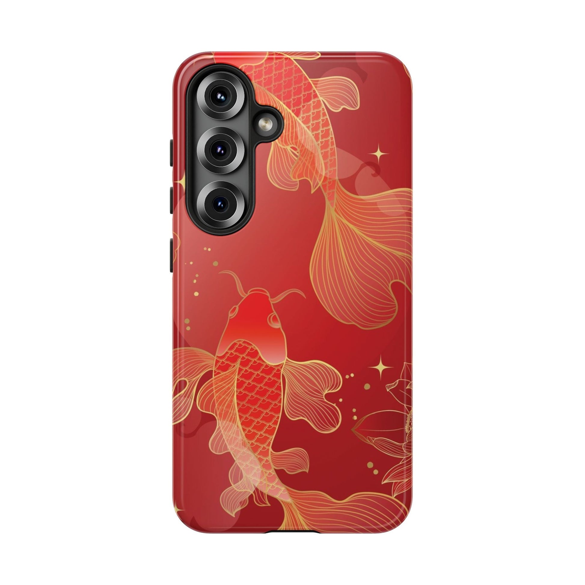 Golden Koi Tough Phone Case - Samsung - MVB STUDIO STORE