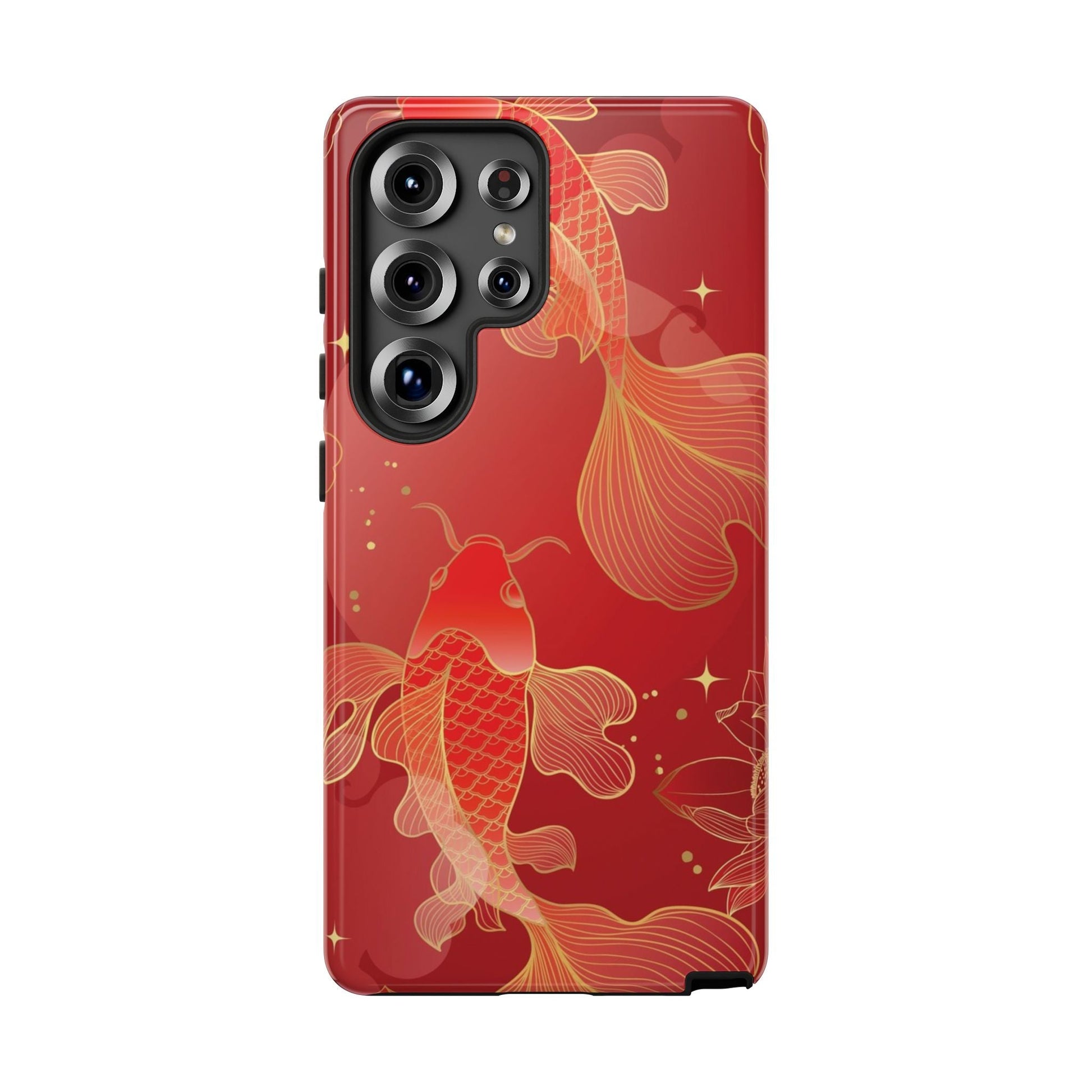 Golden Koi Tough Phone Case - Samsung - MVB STUDIO STORE