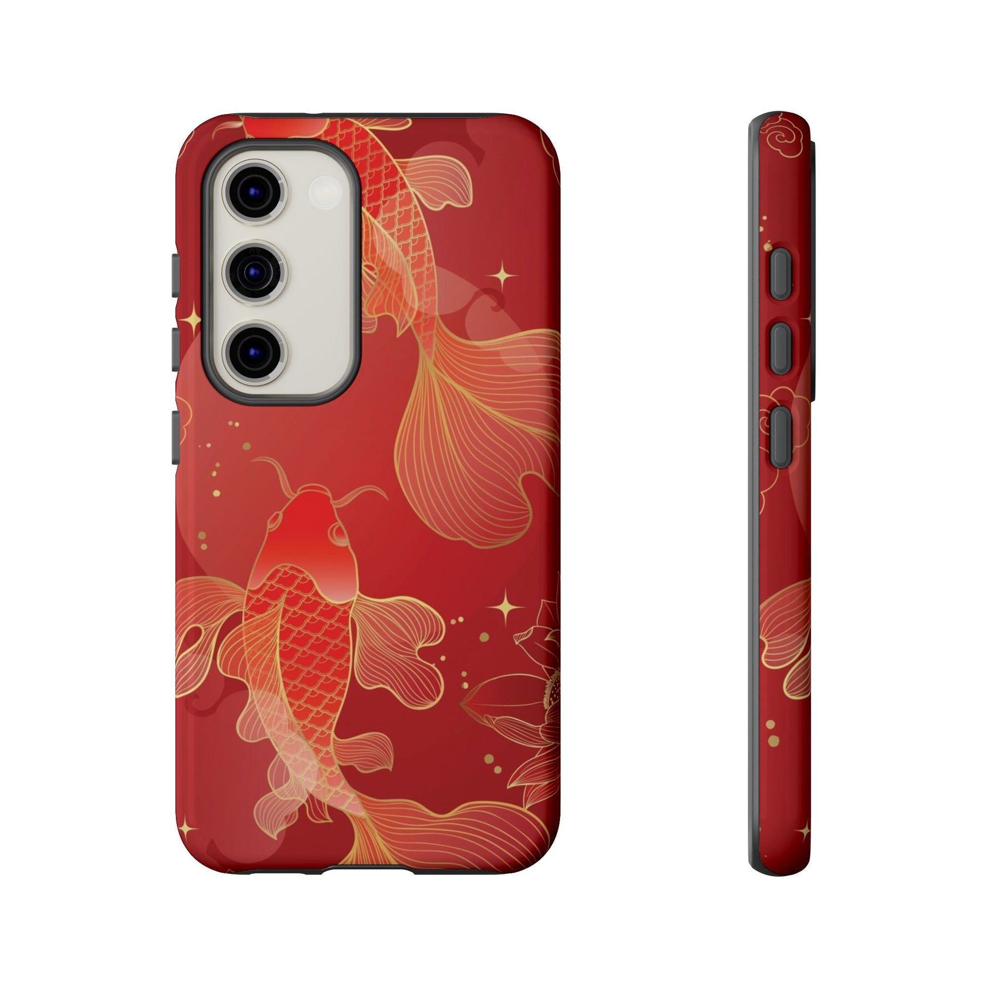 Golden Koi Tough Phone Case - Samsung - MVB STUDIO STORE