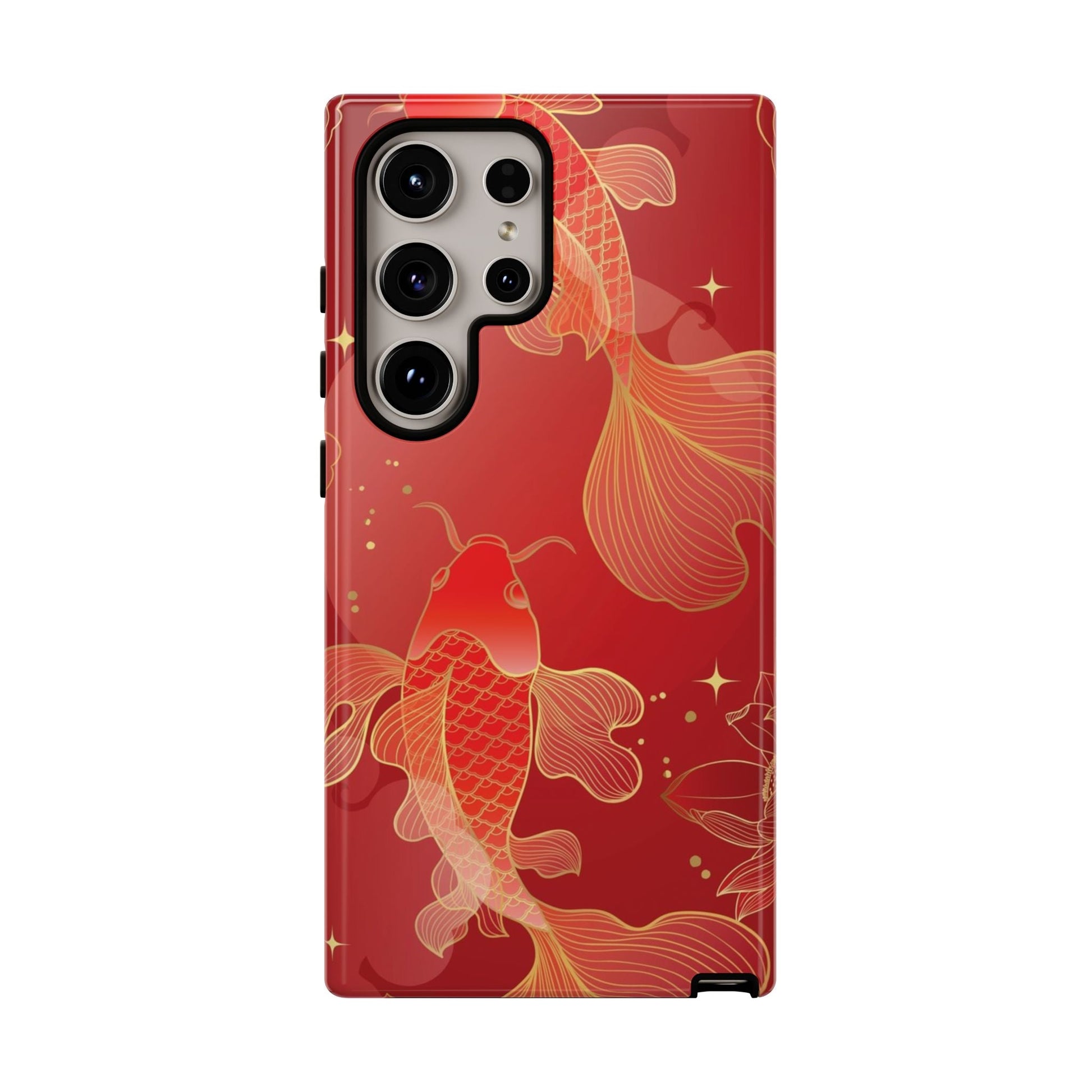 Golden Koi Tough Phone Case - Samsung - MVB STUDIO STORE