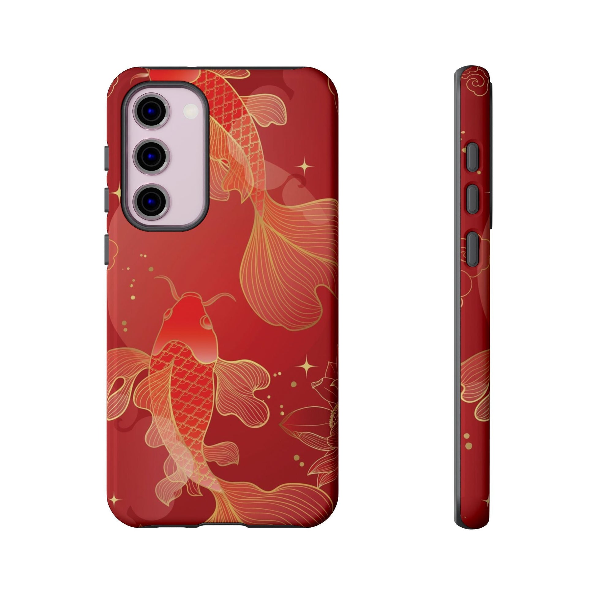 Golden Koi Tough Phone Case - Samsung - MVB STUDIO STORE