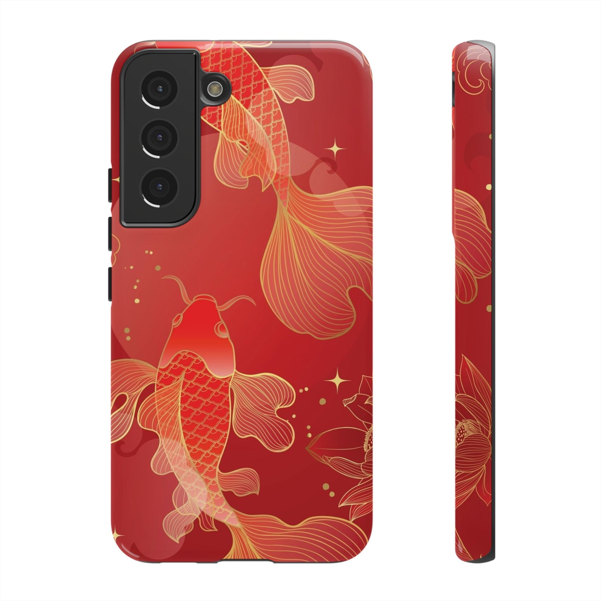 Golden Koi Tough Phone Case - Samsung - MVB STUDIO STORE