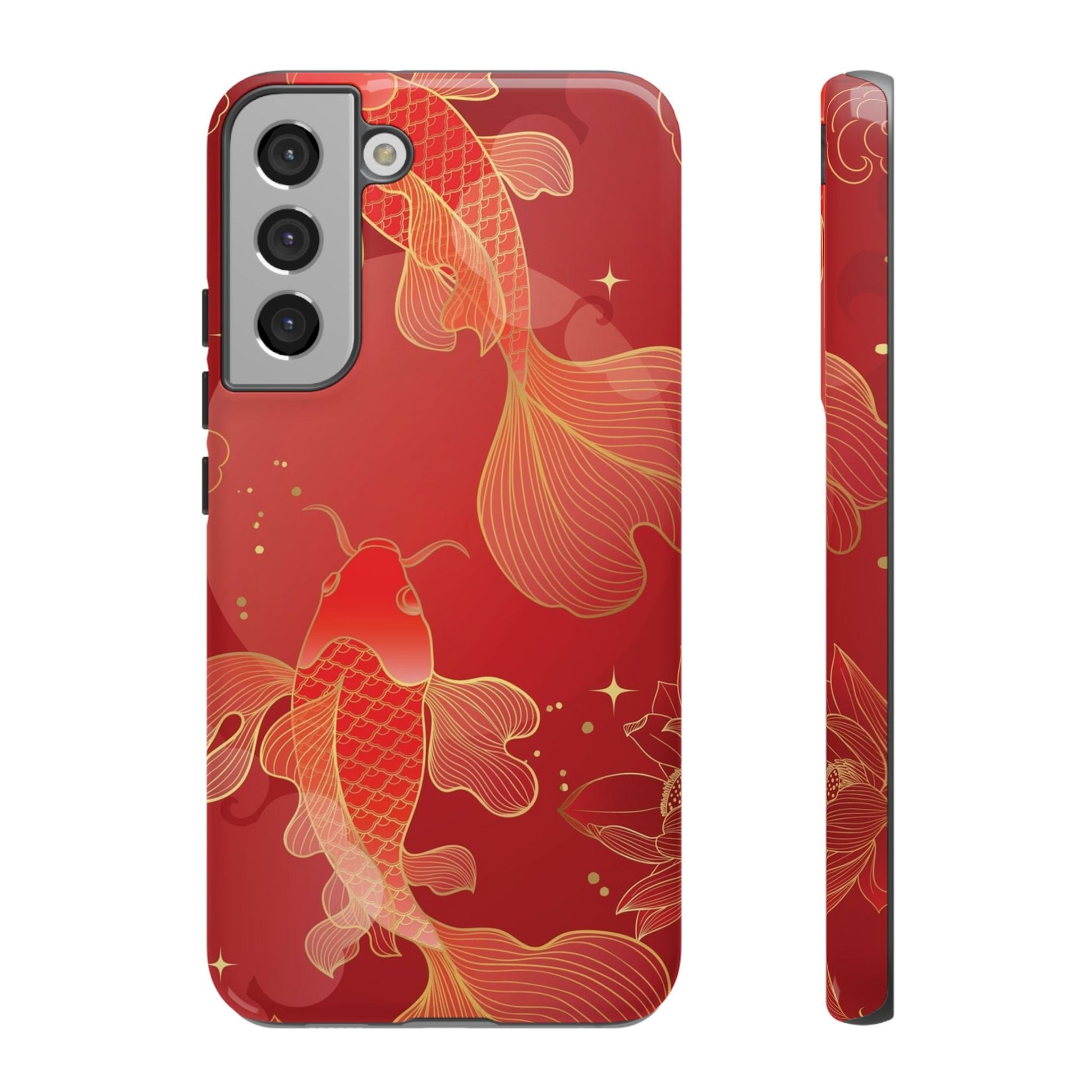 Golden Koi Tough Phone Case - Samsung - MVB STUDIO STORE