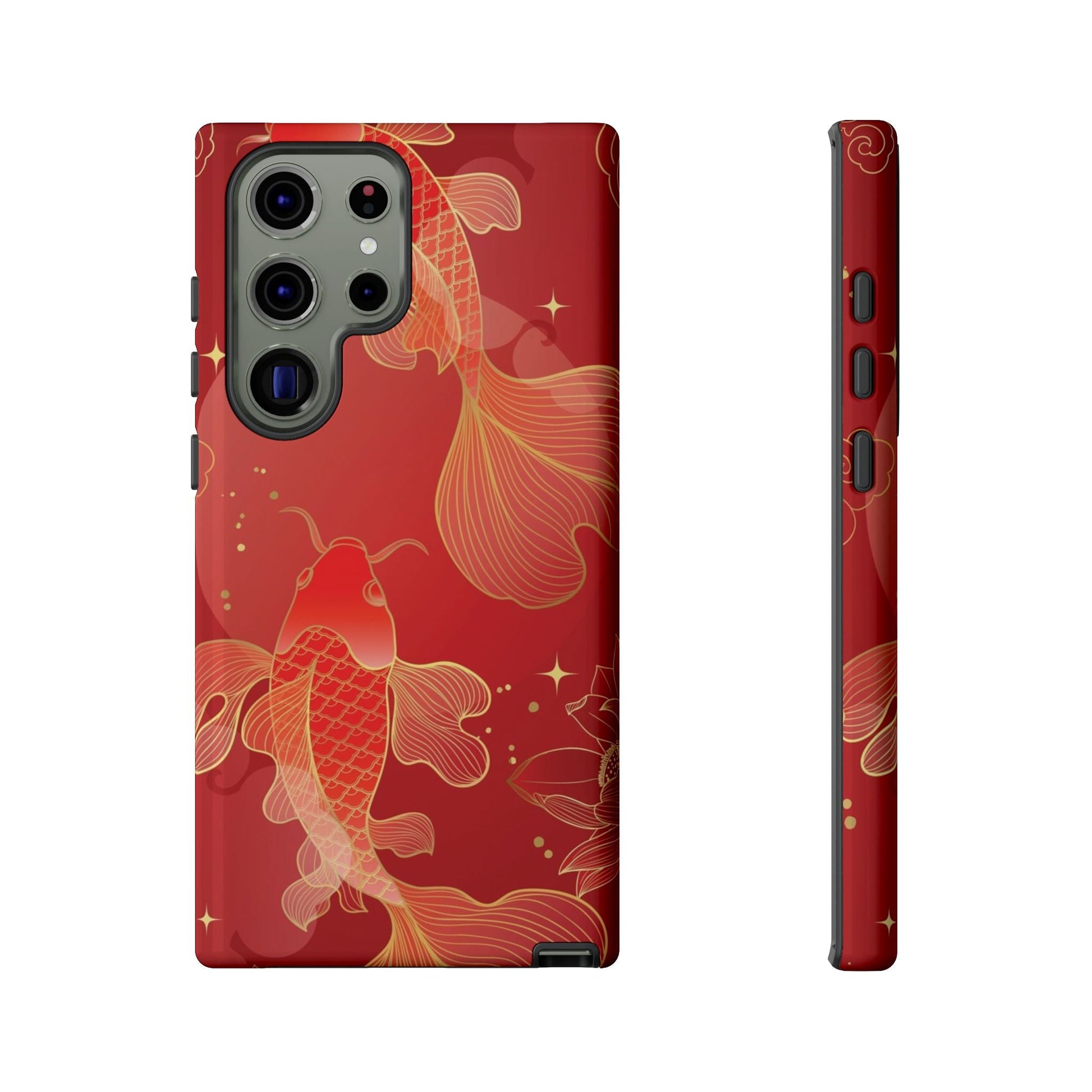 Golden Koi Tough Phone Case - Samsung - MVB STUDIO STORE