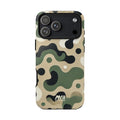 Green Camouflage Tough iPhone 17 Pro Max Case by MVB STUDIO