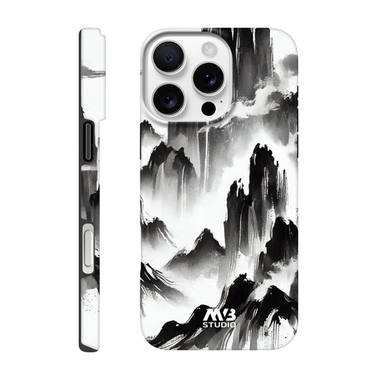 Ink Mountain Tough Phone Case - iPhone - MVB STUDIO STORE