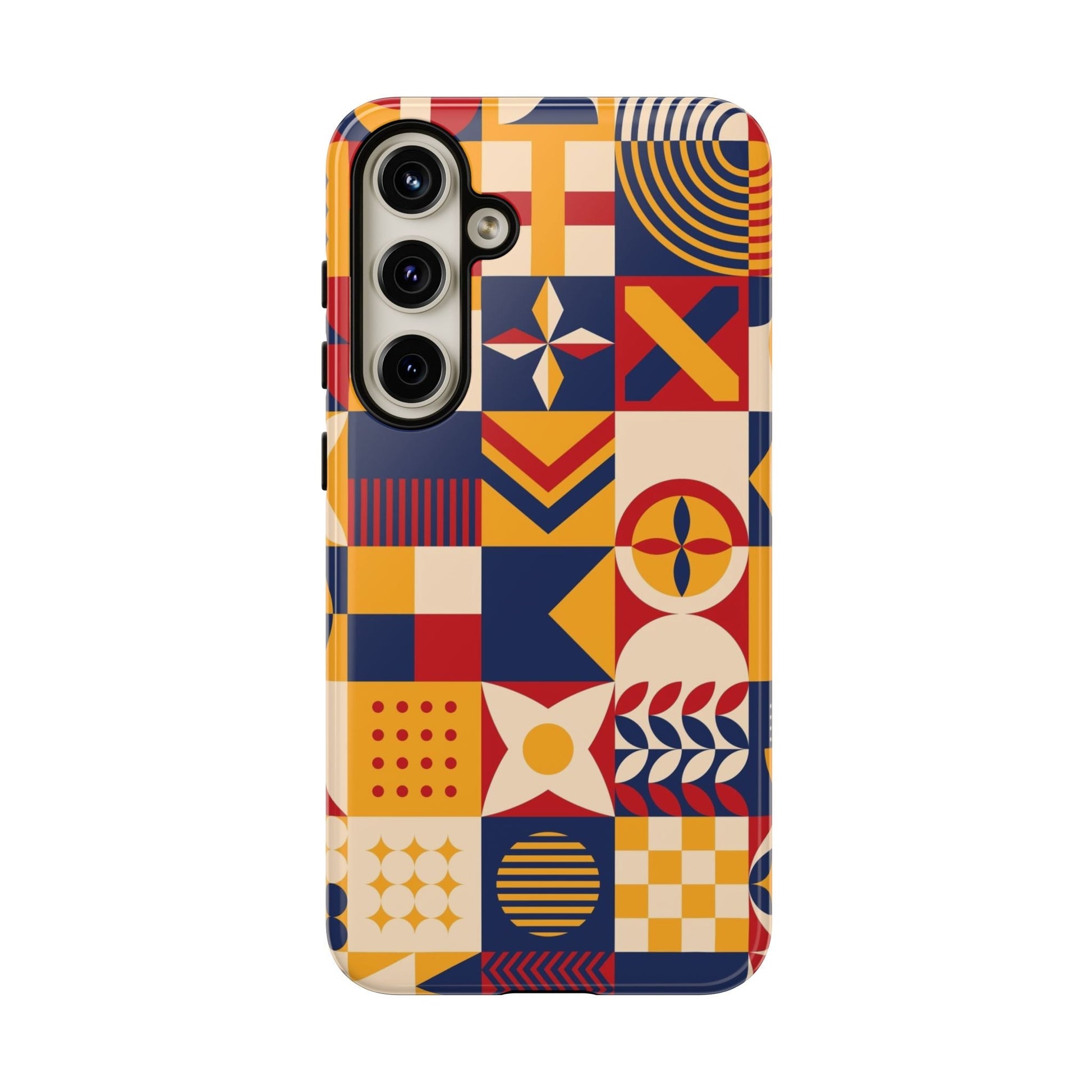 Retro Mosaic Tough Phone Case - Samsung - MVB STUDIO STORE