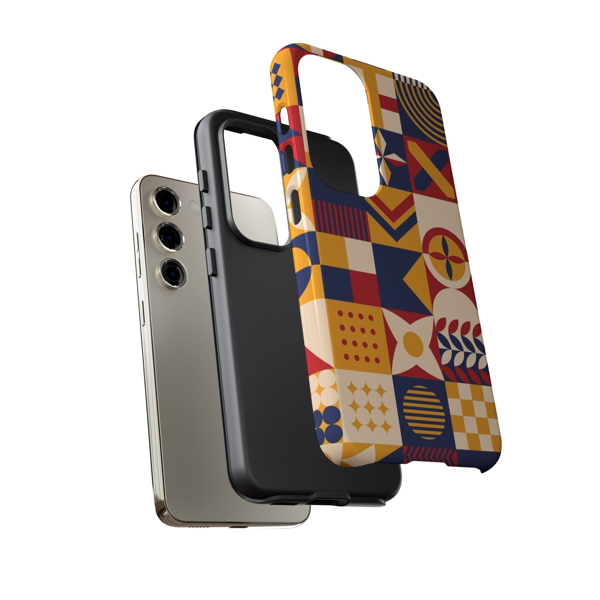 Retro Mosaic Tough Phone Case - Samsung - MVB STUDIO STORE