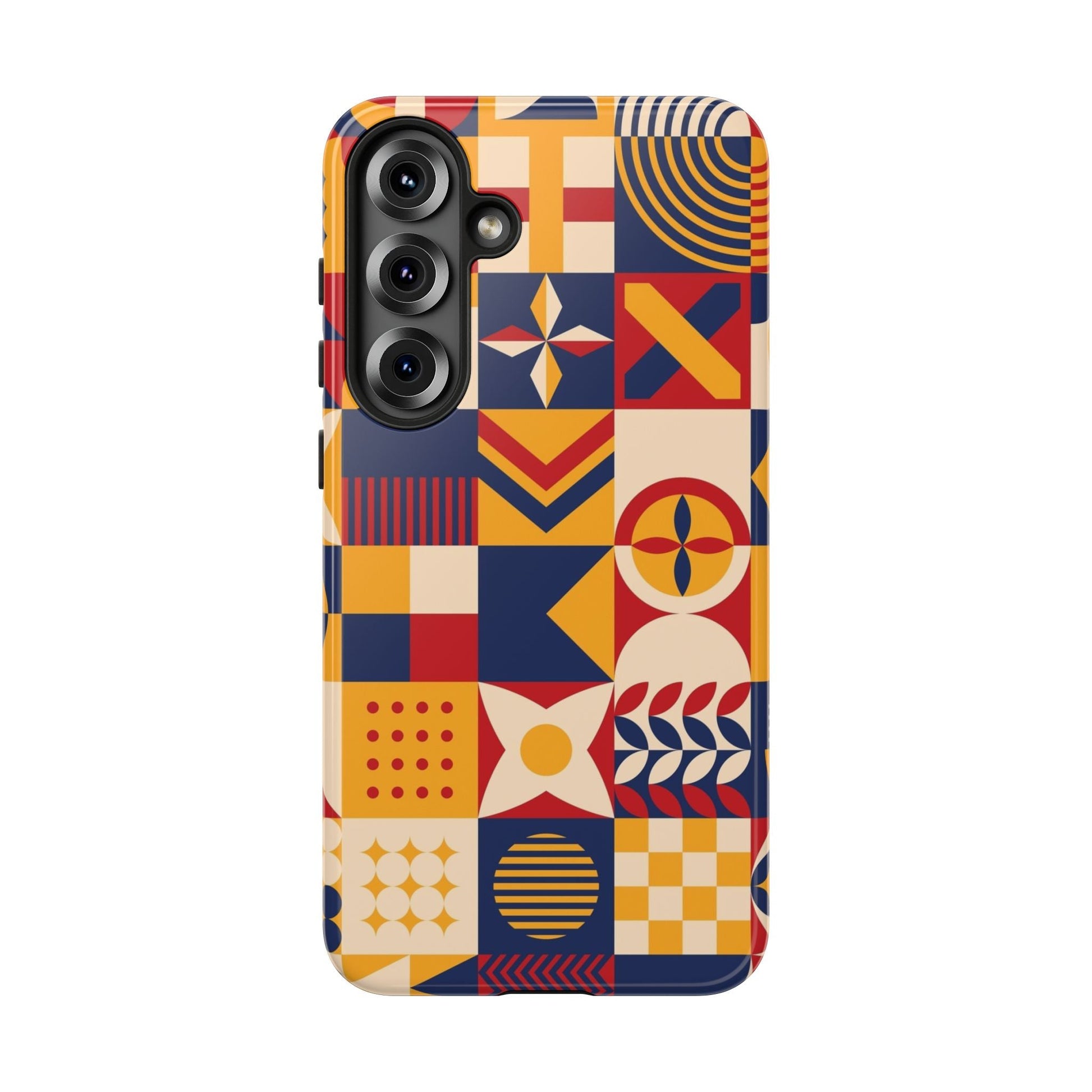 Retro Mosaic Tough Phone Case - Samsung - MVB STUDIO STORE