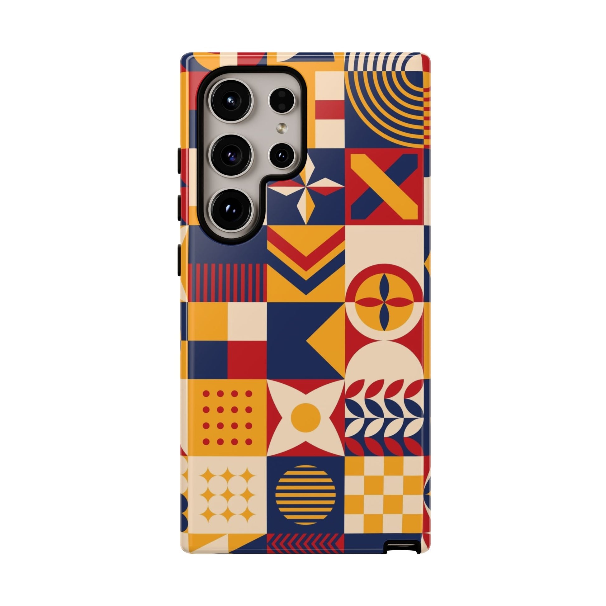 Retro Mosaic Tough Phone Case - Samsung - MVB STUDIO STORE