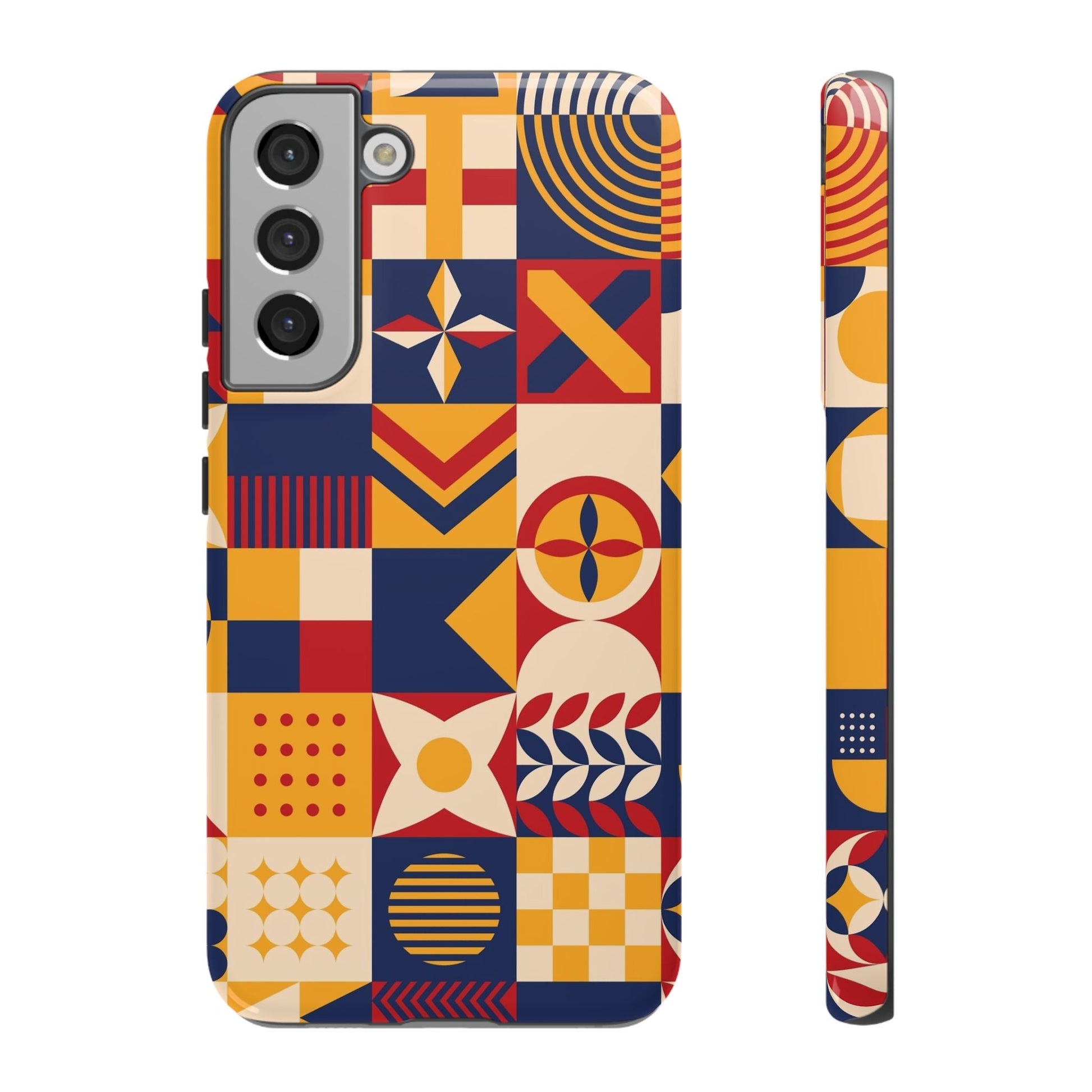 Retro Mosaic Tough Phone Case - Samsung - MVB STUDIO STORE