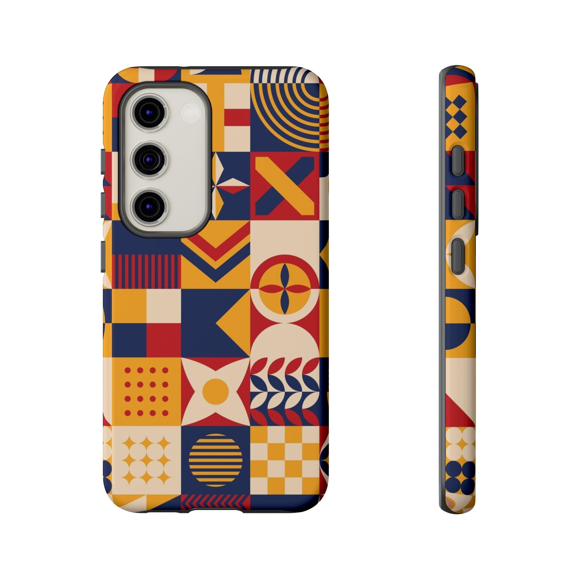 Retro Mosaic Tough Phone Case - Samsung - MVB STUDIO STORE