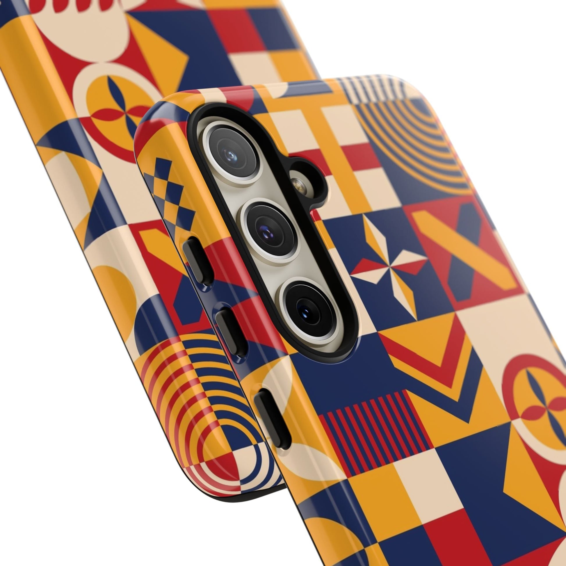 Retro Mosaic Tough Phone Case - Samsung - MVB STUDIO STORE