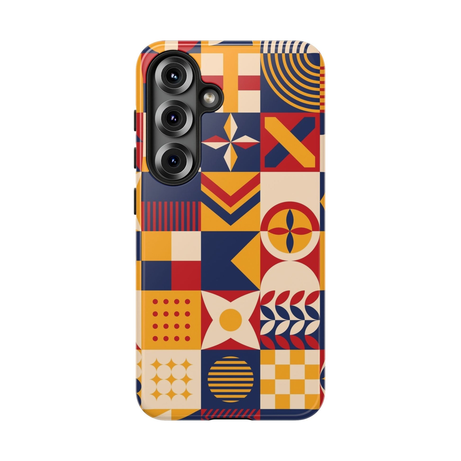 Retro Mosaic Tough Phone Case - Samsung - MVB STUDIO STORE