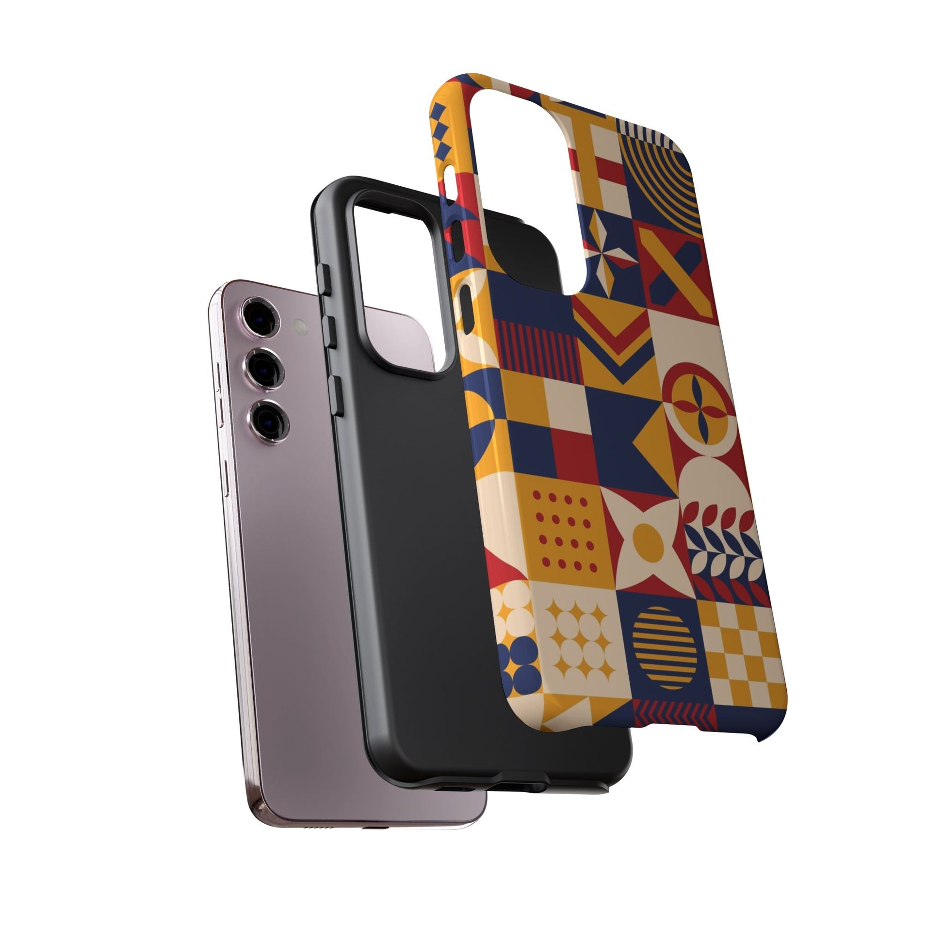 Retro Mosaic Tough Phone Case - Samsung - MVB STUDIO STORE
