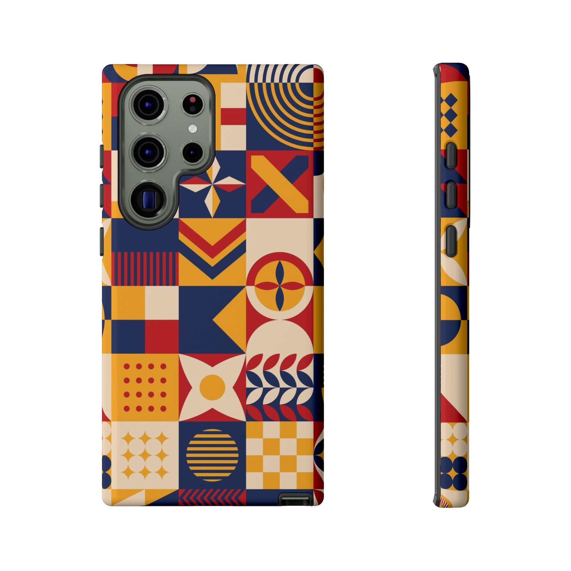 Retro Mosaic Tough Phone Case - Samsung - MVB STUDIO STORE